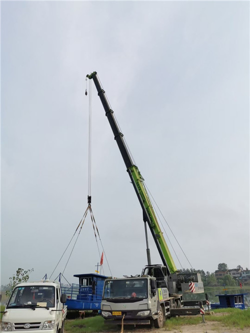 遂溪县桥梁建设吊装案例